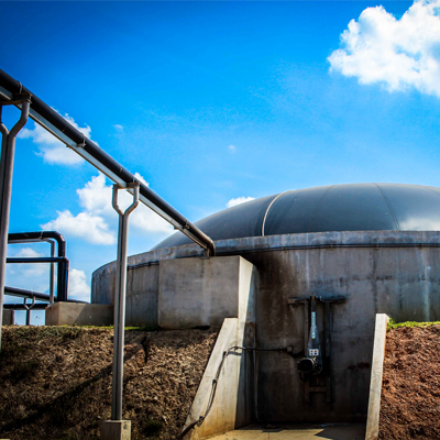 A+ biogas digester built by Natural Power